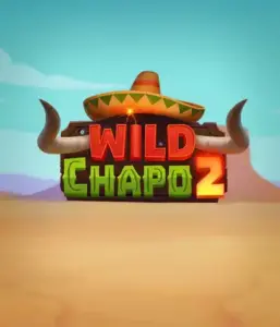 Experience the vibrant Mexican desert with Wild Chapo 2 slot by Relax Gaming, highlighting a whimsical bull wearing a sombrero amid a serene desert backdrop. This image captures the charm and humor of the game, ideal for players who enjoy unique themes, offering a captivating gaming experience.