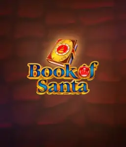Celebrate the holiday spirit with Book of Santa slot by Endorphina, showcasing an intricately designed golden book adorned with Santa's iconic symbol. This image conveys the magic and mystery of Christmas, set against a softly glowing red background. Great for those who love Christmas-themed slots, offering a captivating gaming experience. 
